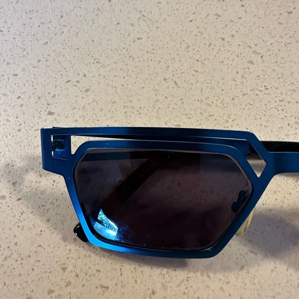 Isson Australia sunglasses pre owned Piero NBL 52 21 145 blue with blue lenses - Picture 3 of 14